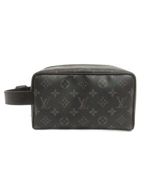 Louis Vuitton Monogram Eclipse Rocker Dopp Kit Handbag Second Bag All Over